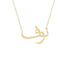 Gold Name Necklace - Nouf - نوف